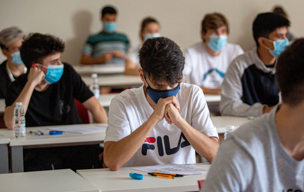 Mascarillas en las aulas