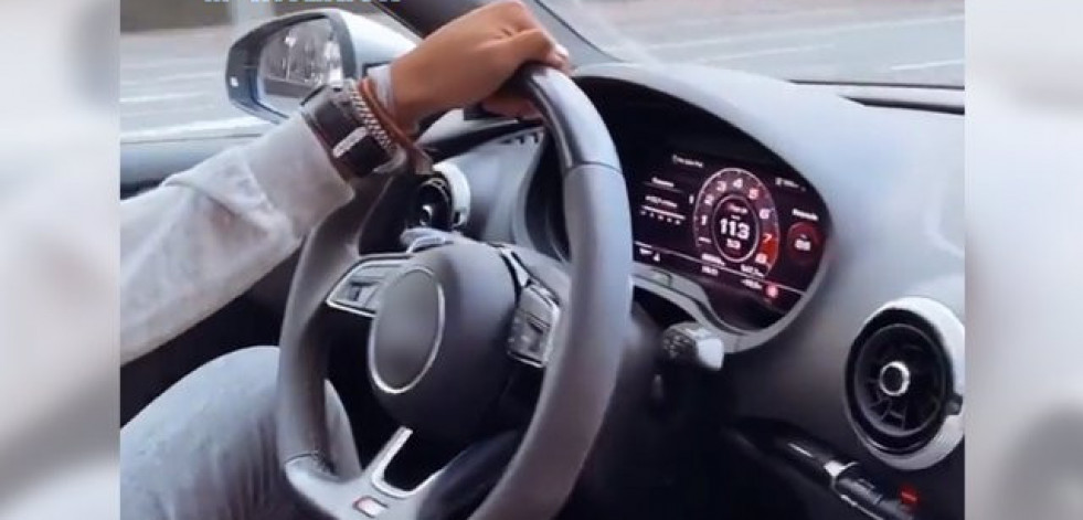 Detienen a un joven que publicó un vídeo en redes sociales conduciendo a 113 km/h por el Paseo de la Castellana