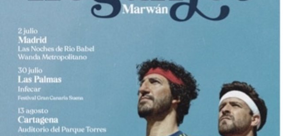 Funambulista y Marwán presentan la gira conjunta 'Tarde, pero llegamos'