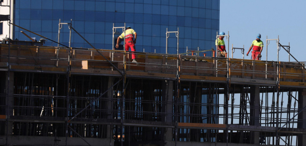 Las nuevas obras en A Coruña lideran el crecimiento del sector de la construcción