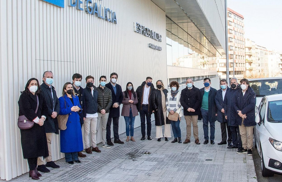 Ethel Vázquez, Martín Fernández Prado y Gonzalo Trenor participaron en una de las visitas guiadas de ayer