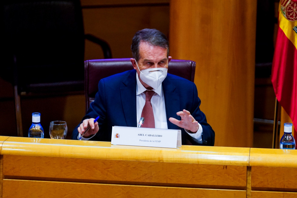 Abel Caballero interviene ante una comisión del Senado