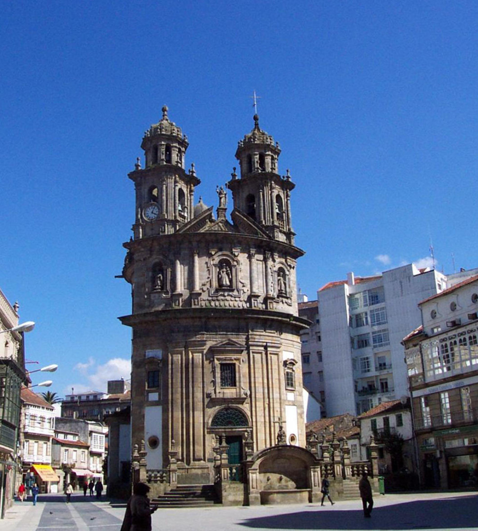 Pontevedra peregrina centro, casco histórico