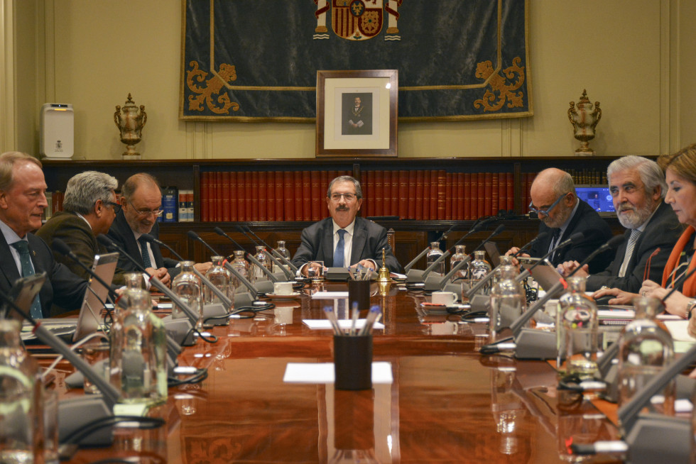 Rafael Mozo preside el pleno extraordinario del Consejo General del Poder Judicial