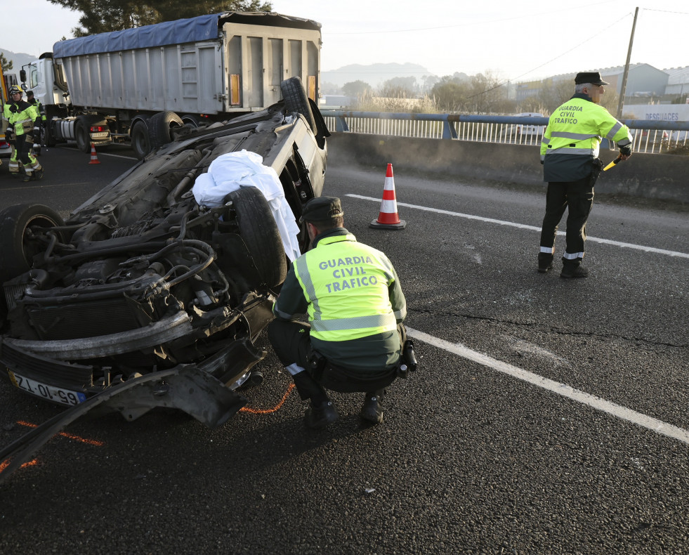 Accidente de tráfico en O Porriño